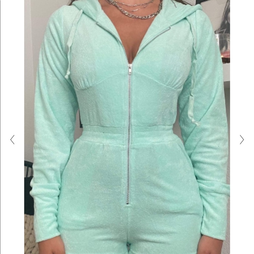 Honeybum jumpsuit Mint Green